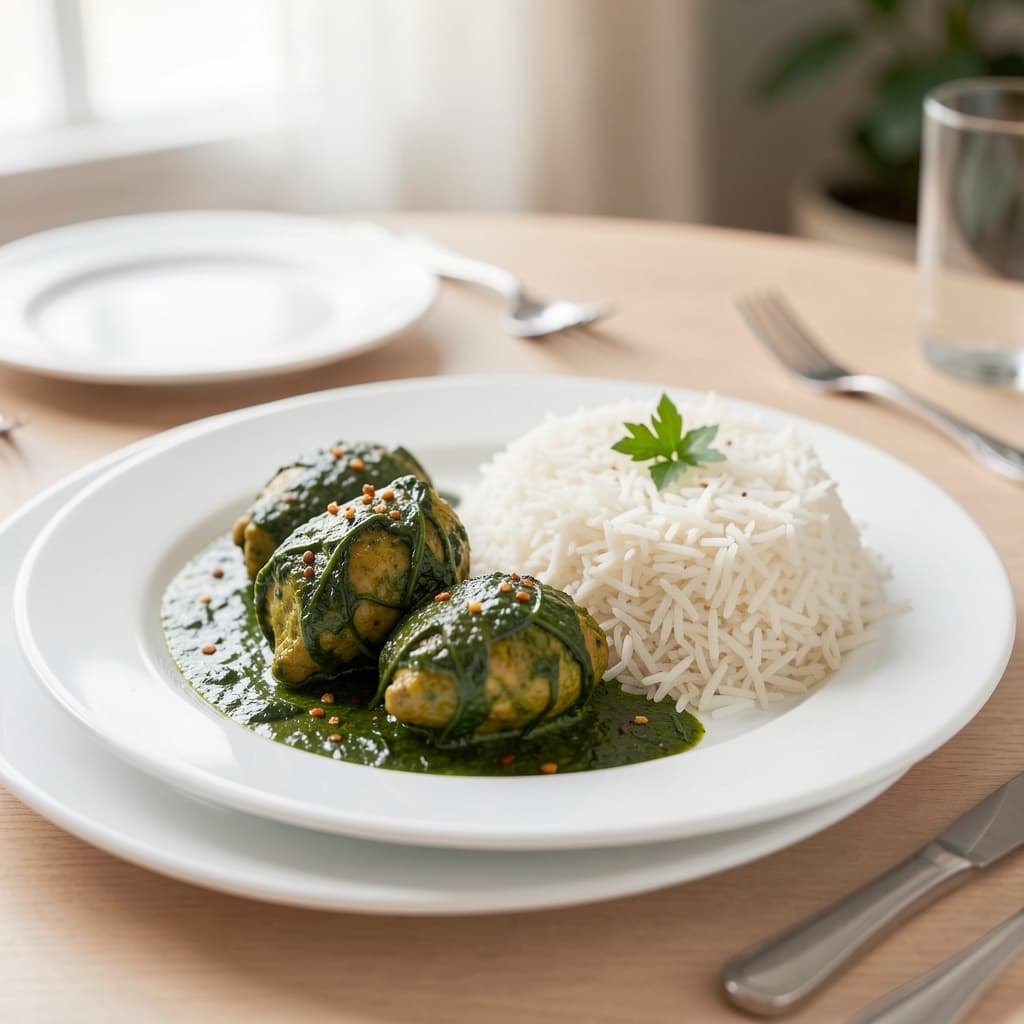 Saag (Spinach) Chicken