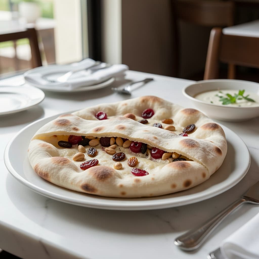 Kashmiri Naan (Mint Leaf Chefs Specialty)