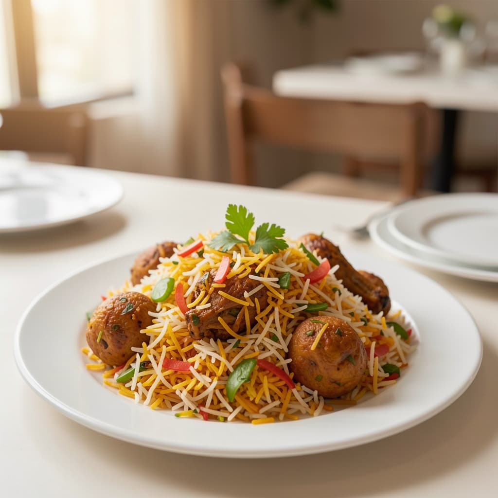 Hyderabadi Chicken Dum Biryani (Bone-In) (Family Pack)