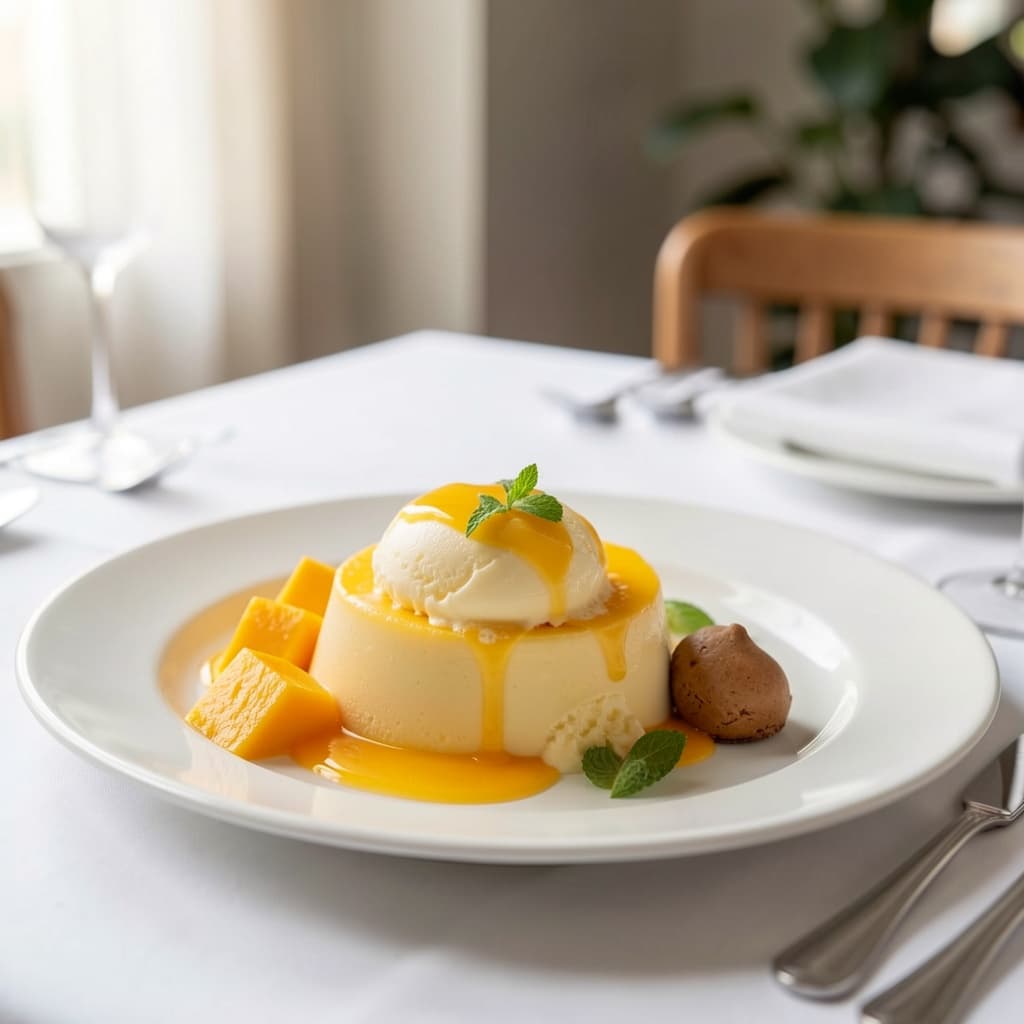 Mango Fruit Custard