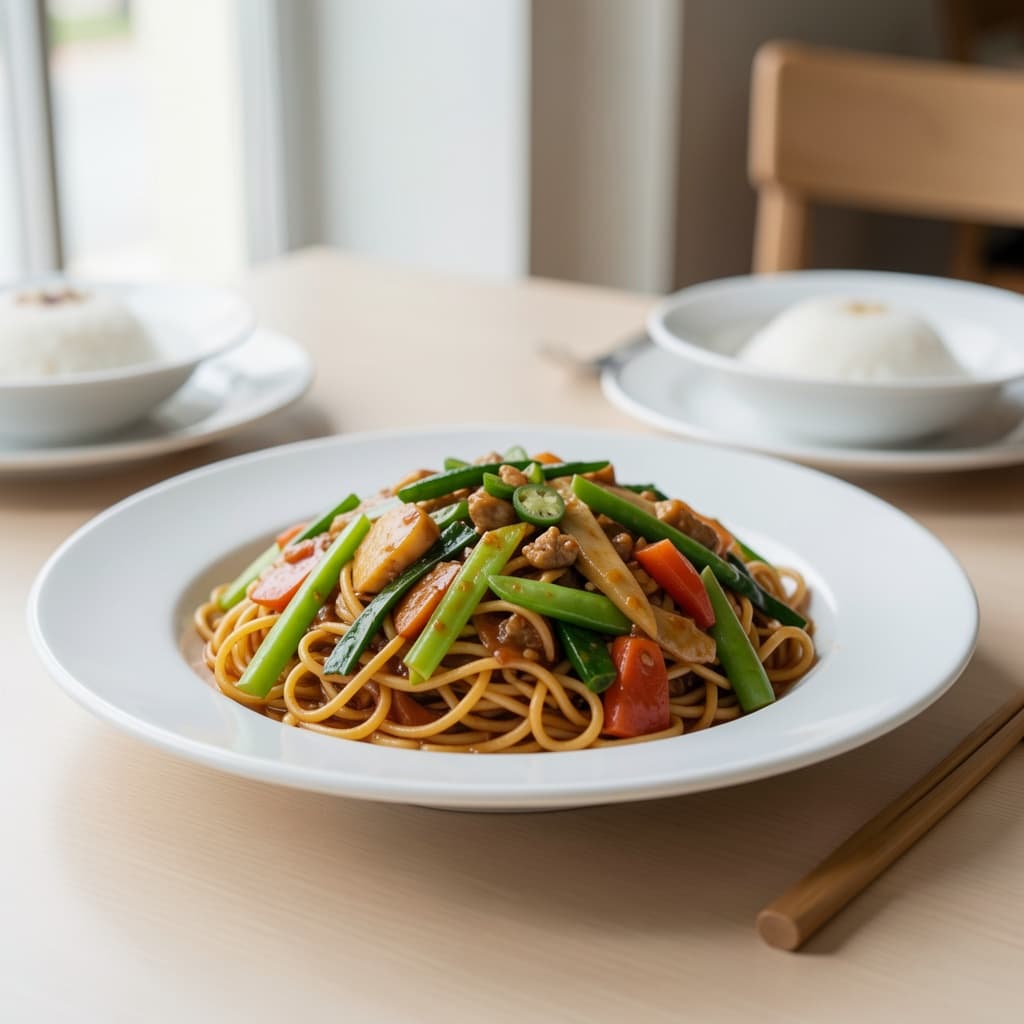Veg Hakka Noodles