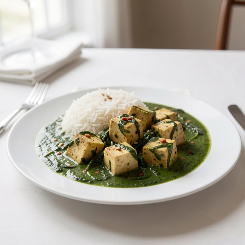 Saag Paneer (Spinach Paneer)