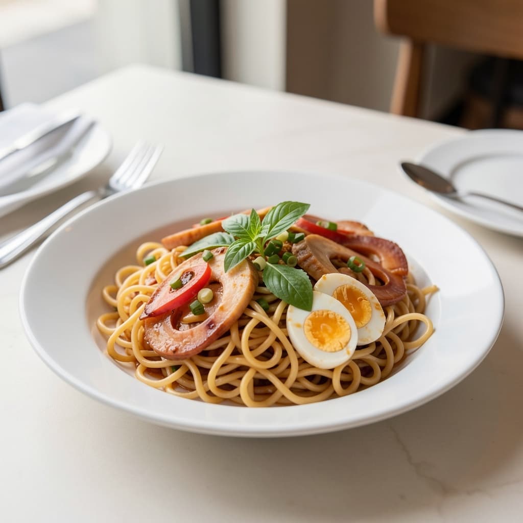 Szechwan Egg Hakka Noodles