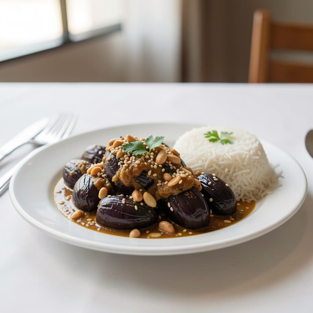 Bagara Baingan (Small Eggplant Curry)